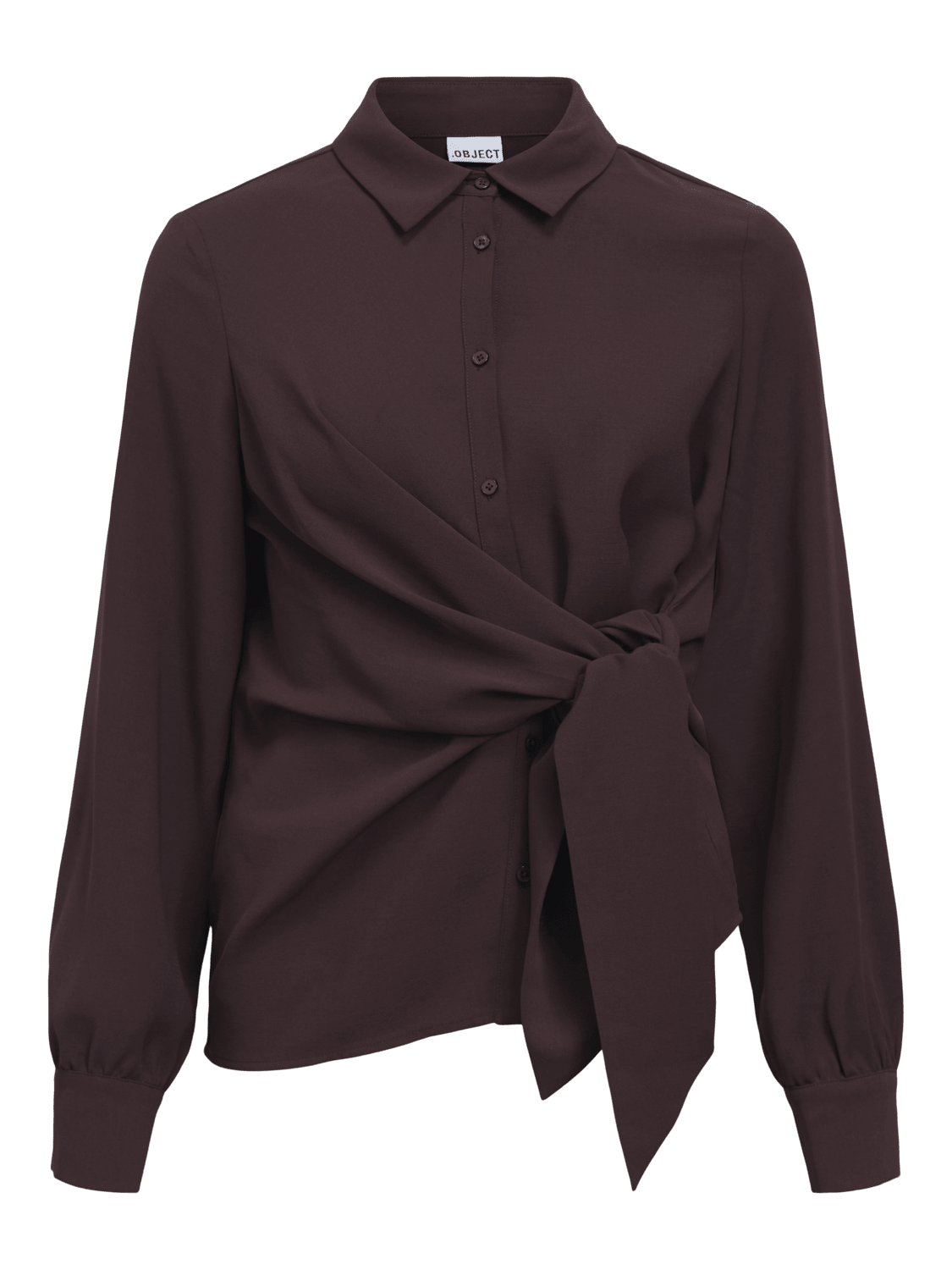 OBJBARIN Shirt - Chocolate Plum - VERO MODA & VILA Bergvik